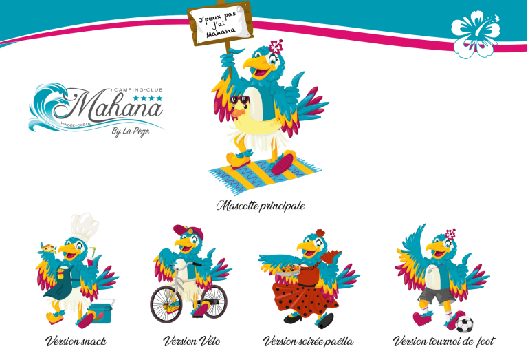 mascotte - perroquet - iles tropicale - Hawaii
